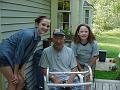 Grandaddy with Gretchen and Stephanie